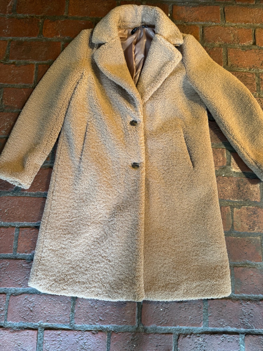 Ralph Lauren Women's Beige Teddy Coat